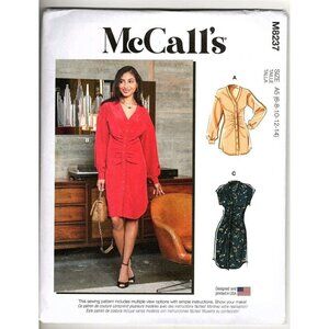 McCall's M8237 Misses 6 to 14 Tunic and Dress Uncut Sewing Pattern New